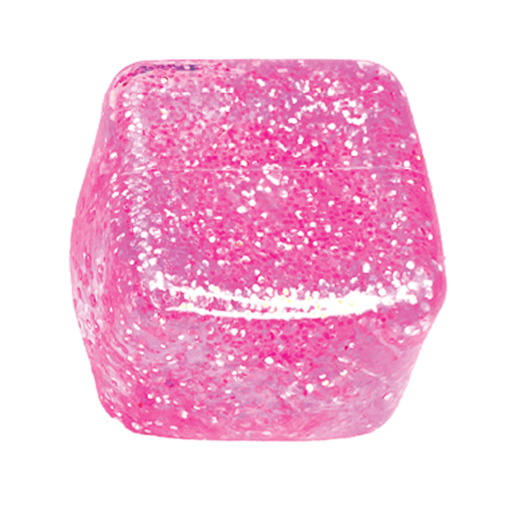 Fun Doh Glow in the Dark Squishy Sparkle Cube - 12/Display