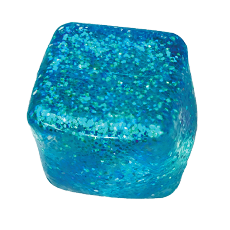 Fun Doh Glow in the Dark Squishy Sparkle Cube - 12/Display