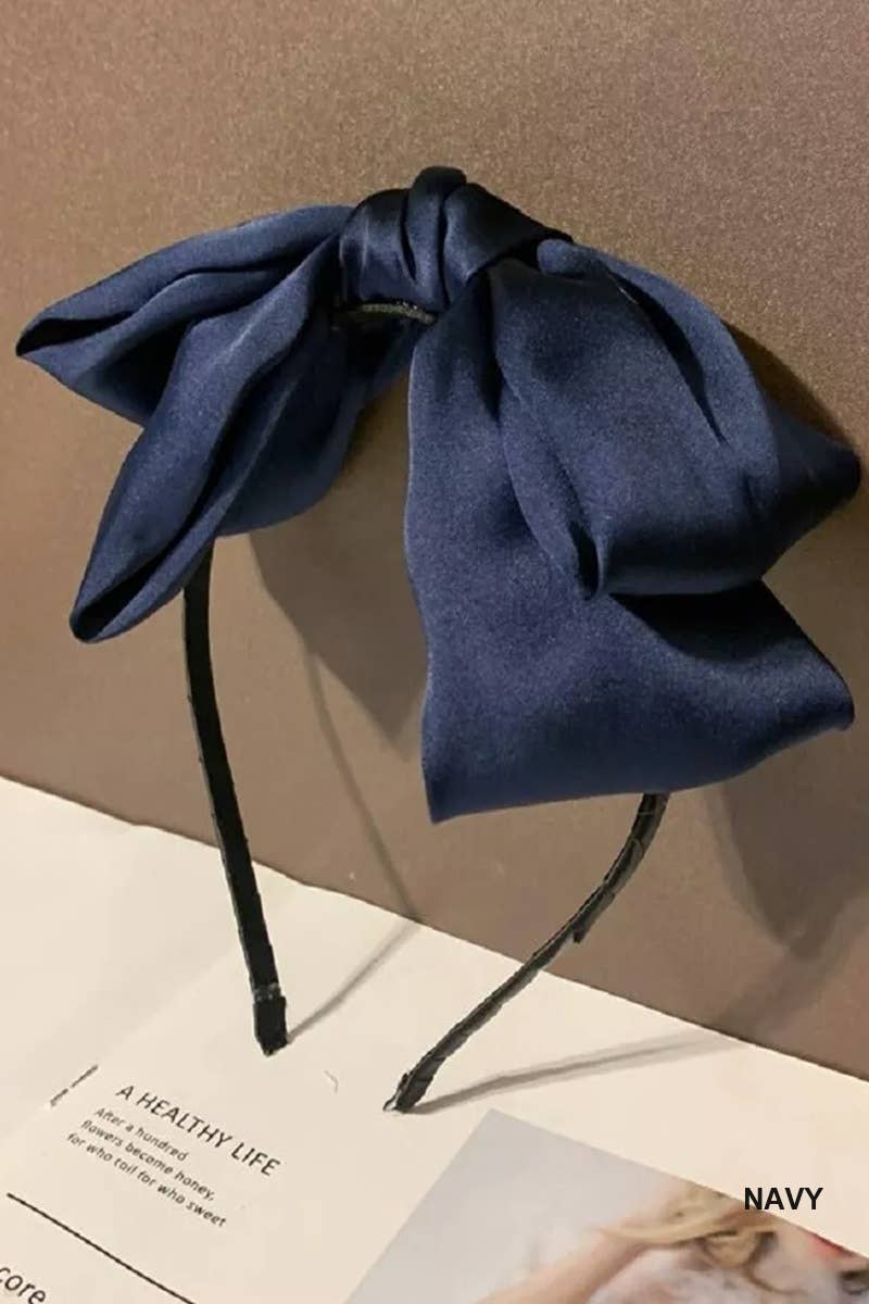 ...._ SI-26604 Bianca Bowknot Ribbon Hair Band Headband