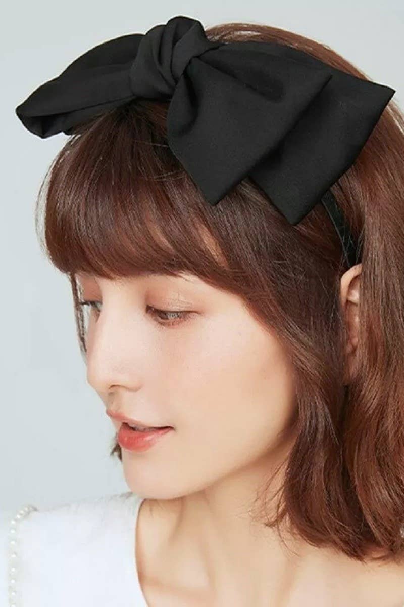 ...._ SI-26604 Bianca Bowknot Ribbon Hair Band Headband